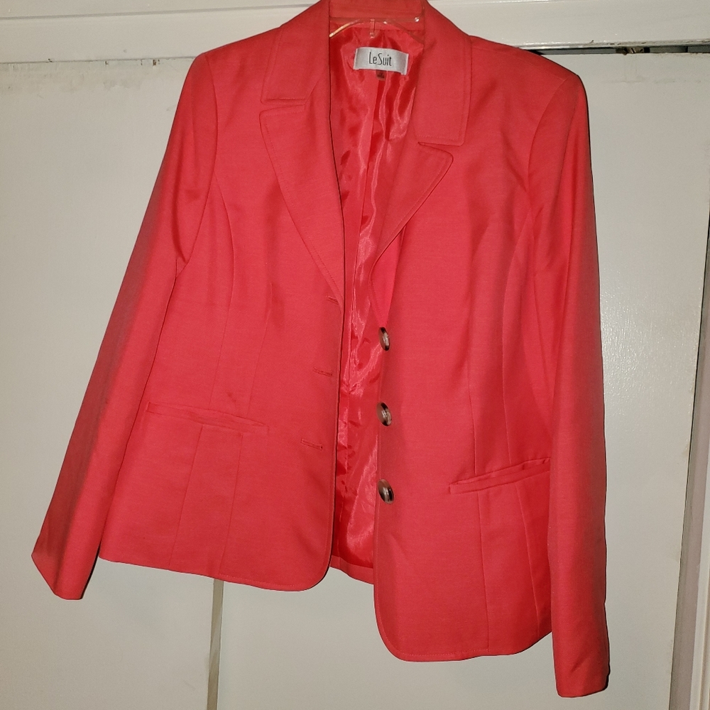 Coral 3-Button Blazer